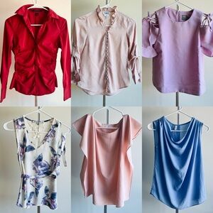Closet Clean out Part 2: Tops and shirts bundle lot XXSP/ 00P 6 items